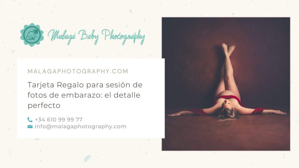 Tarjeta Regalo para sesiones de fotos de embarazo