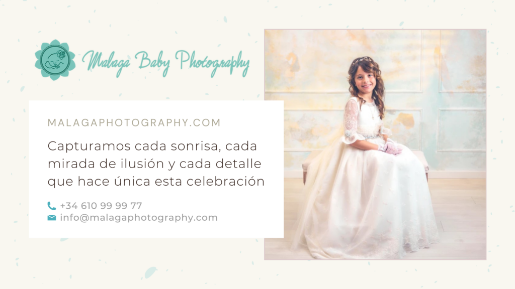 Fotógrafo comunión Málaga ☎️ •【610 99 99 77】